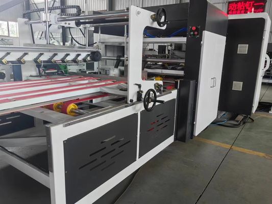 Máquina de moldagem de papel para dobrar e colar caixas de cartão ondulado em bebidas alimentares