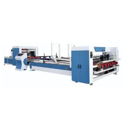 Lojas de alimentos e bebidas Caixas de cartão corrugadas Gluer automático de pasta com tensão 380V