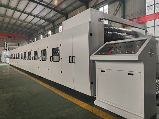 0Linha de produção de cartão corrugado com controlo de frequência de 75 kW para o mercado internacional