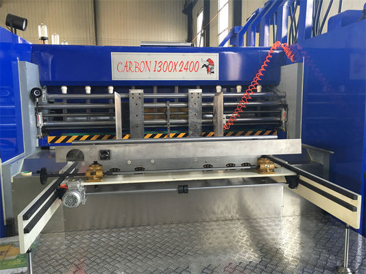 1-6 Cores Impressão automática Flexo Slotting Die Cutting Cartão corrugado caixa de fabricação de máquina