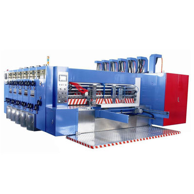 Impressora Flexo corrugada com Slotter e capacidade de impressão de 1 a 6 cores