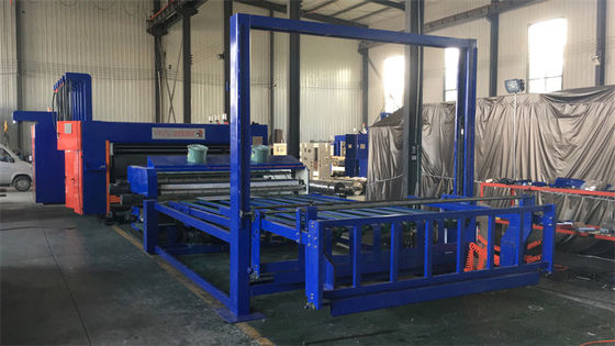 Impressora Flexo corrugada com Slotter e capacidade de impressão de 1 a 6 cores