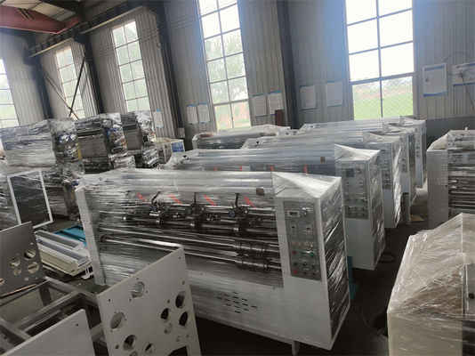 Máquina de punção de cortador de lâmina fina com alimentador manual durável para papel ondulado