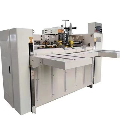 Máquina de costura de caixa de duas peças semiautomática de 80 mm/máquina de caixa de unhas de duas peças