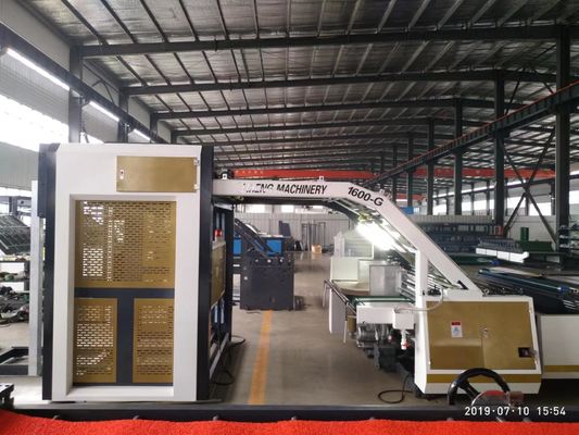 Laminador de flauta de papel de alta velocidade para máquina de fabricação de caixas de papelão Velocidade máxima 6000 folhas/h