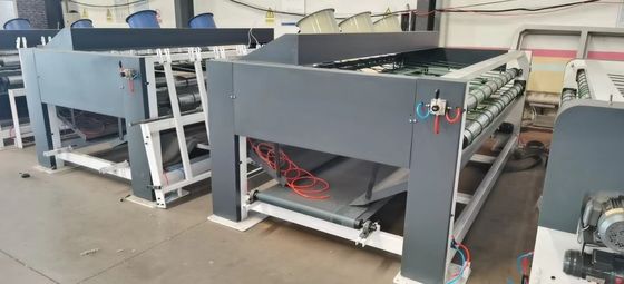 Máquina para empilhar cartão ondulado com equipamento de cozimento/cartão de corte/colagem de cola