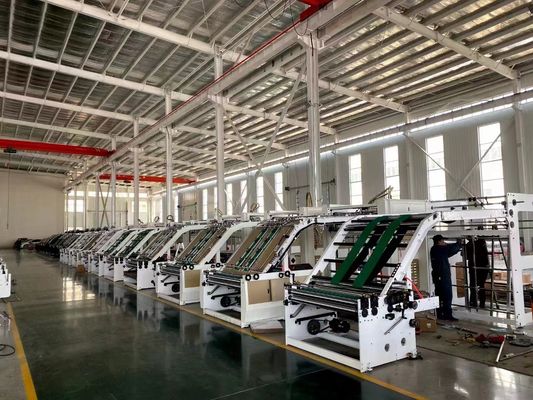 Máquina laminadora de flauta totalmente automática para processamento de papel de cartão ondulado