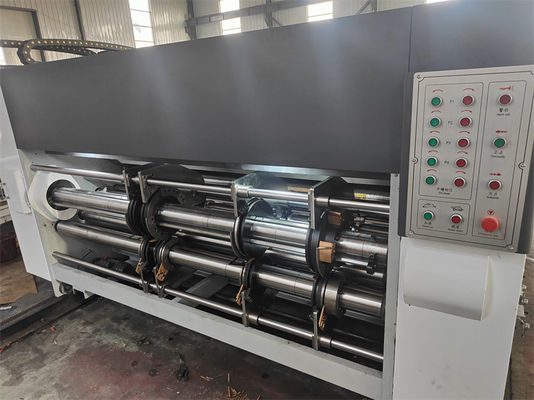 Impressão de cartão de loja de alimentos Slotting Máquina de corte de matriz com empilhador a preços competitivos