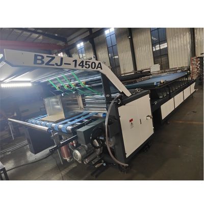 Máquina de laminação de cartão semiautomática de alta produtividade