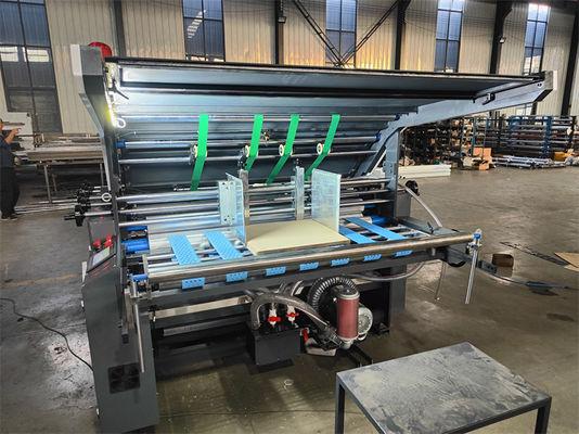 Máquina de laminação de cartão semiautomática de alta produtividade