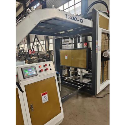 Máquina de laminação de flauta com laminação automática de papelão pequeno 13,5m x 2m x 2,9m
