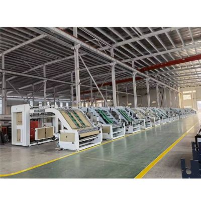 Pequena máquina automática de laminação de papelão com laminação de flauta de alta precisão