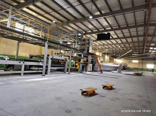 Máquinas de empilhamento elétrico de aquecimento 0,75 kW Produção horizontal para produção de papelão