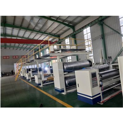 0Máquina de fabricação de caixas de cartão corrugado de 5 camadas de potência horizontal de 75 kW para embalagens