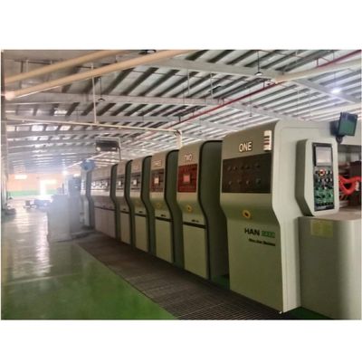 Máquina de moldagem de papel para impressão automática de flexor, rotativa, de corte a dies, de escova