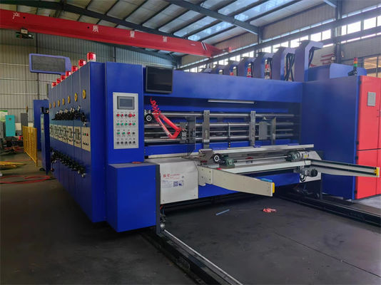 Máquina de corte de matriz de impressão flexível de alta velocidade 4 Cor 18000 KG Voltagem 380