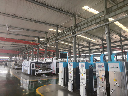 Máquina de corte de matriz de impressão flexo de 4 cores totalmente automática com tensão de 380 V