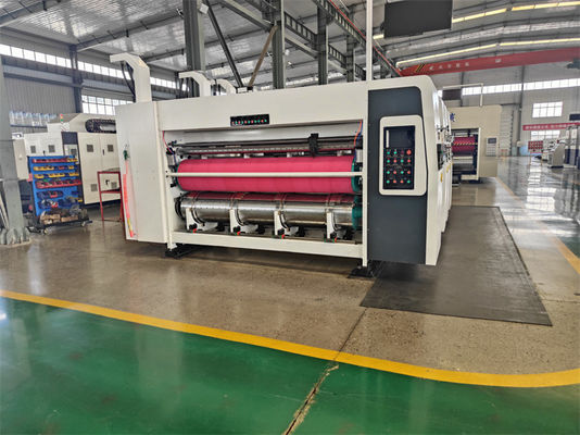 Máquina de corte de matriz de impressão flexo de 4 cores totalmente automática com tensão de 380 V