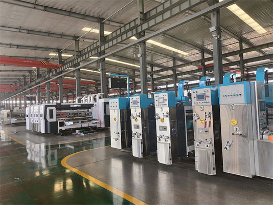 Máquina de corte de matriz de impressão flexo de 4 cores totalmente automática com tensão de 380 V