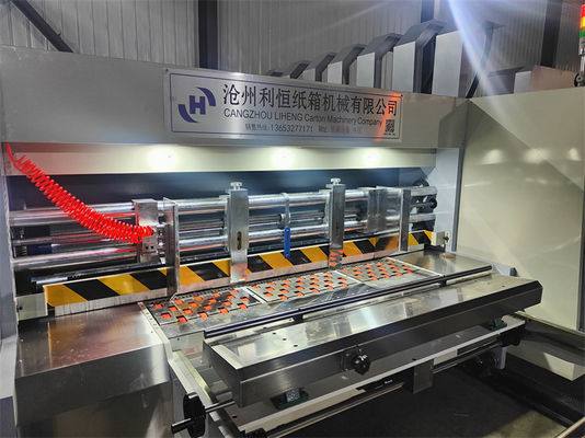 18000 KG Direct Chain Feeding Cartão corrugado Impressão Slotting Die Cutting Machine