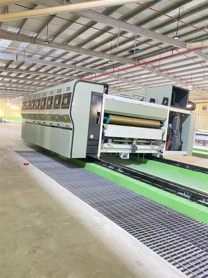 18000 KG Direct Chain Feeding Cartão corrugado Impressão Slotting Die Cutting Machine