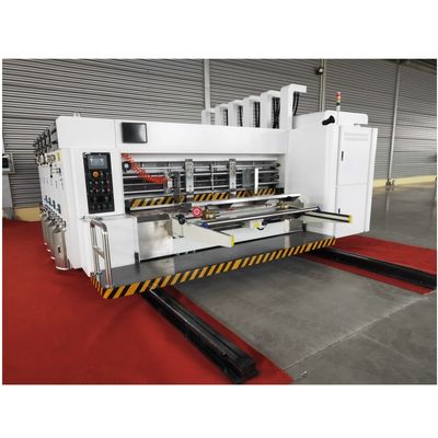 Voltagem 380 Caixa automática de cartão Flexo Impressão a moagem máquina de corte para caixas