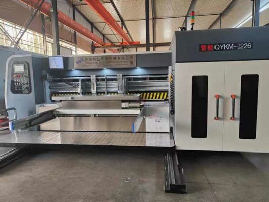 Máquina automática de impressão de cartão de qualidade, de corte por entalhe, para formação de papel de cartão