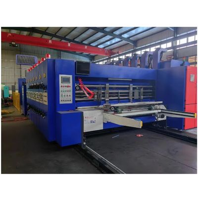 Competitivo cartão corrugado Flexo Impressão Slotting Diecutting Folder Gluer Machine