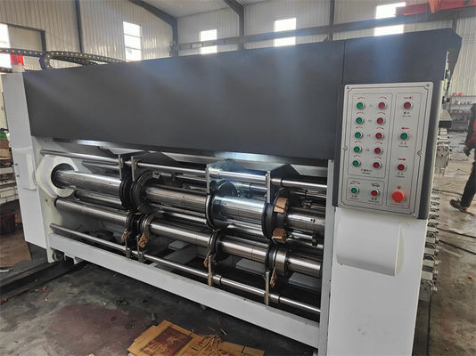 6 Caixa de cartão corrugada de cores Flexoprinção Máquina de travas Excelente desempenho