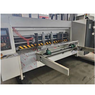 Projeto Automático Flexo Impressão Slotting máquina de corte a moagem com Vibrator Stacker