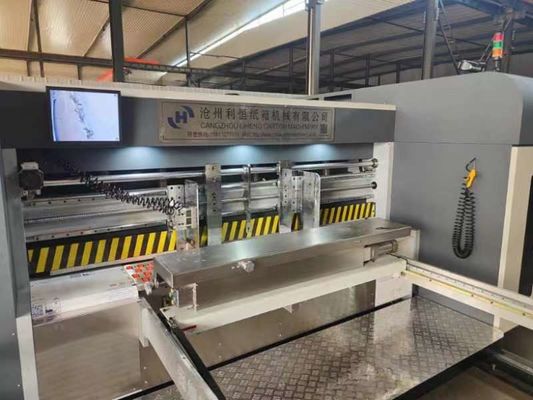 Máquina de fabricação automática de caixa de papel de cartão de pizza para cartão ondulado