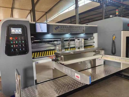 Máquina de fabricação automática de caixa de papel de cartão de pizza para cartão ondulado