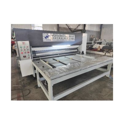 Máquina de Impressão Flexo 4 Cores de Chain Feed AC380V com Slotter e Creaser