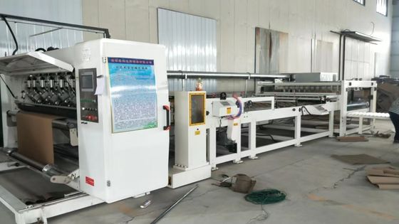 Linha de produção de cartão ondulado de 5 camadas de saída horizontal 0,75 kW para Liheng 2023