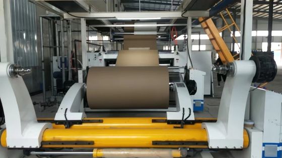 Linha de produção de cartão ondulado de 5 camadas de saída horizontal 0,75 kW para Liheng 2023