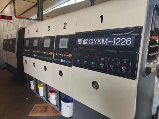 18000 KG Papel de cartão corrugado Flexo Caixa de cartão Impressão Slotting Making Impressora