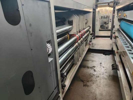 18000 KG Papel de cartão corrugado Flexo Caixa de cartão Impressão Slotting Making Impressora