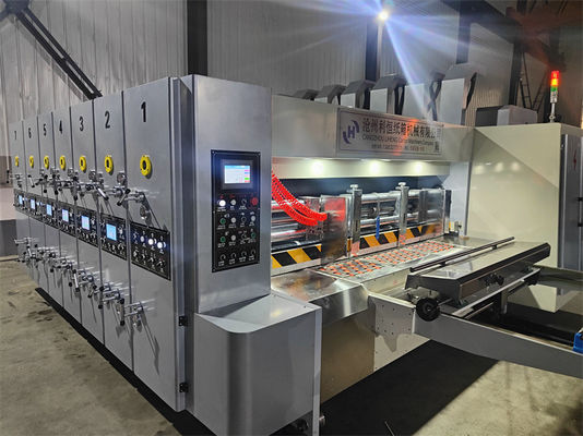 Máquina de impressão flexográfica de última geração para o comércio de corrugados, com classificação automática