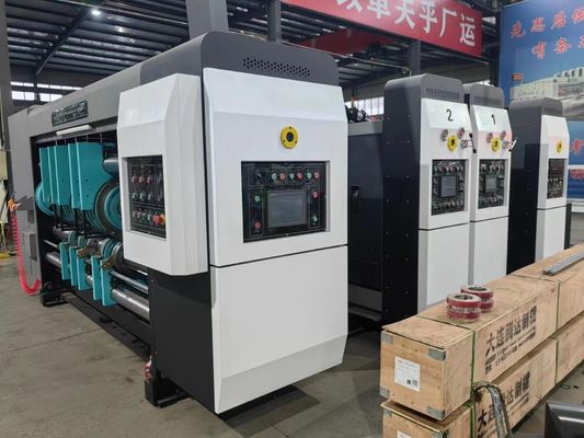 Máquina de impressão flexográfica de última geração para o comércio de corrugados, com classificação automática