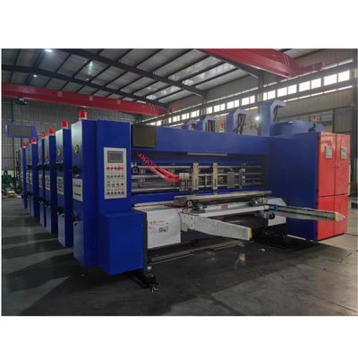 Máquina de Impressão Flexo de Corte a Morro de Cartão Corrugado Totalmente Automática com Voltagem 380V
