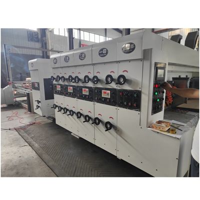 Máquina de Impressão Flexo de Corte a Morro de Cartão Corrugado Totalmente Automática com Voltagem 380V