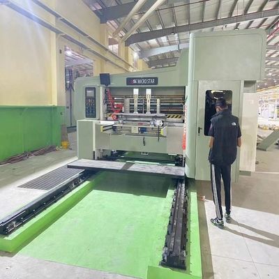 Máquina de corte de matriz de impressão de tinta aquosa de alta velocidade de 380V 2 3 4 5 6 Máquina de impressão flexo a cores