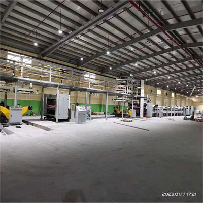 Linha de produção de cartão corrugado e máquina de fabricação de cartão corrugado