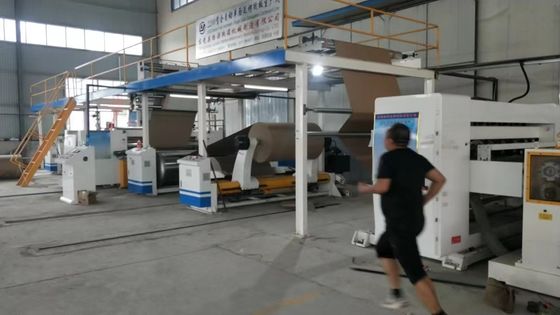Competitivo 3000*1600*2000 Caixa de cartão de embalagem de frutas 3/5/7 Linha de produção de cartão corrugado
