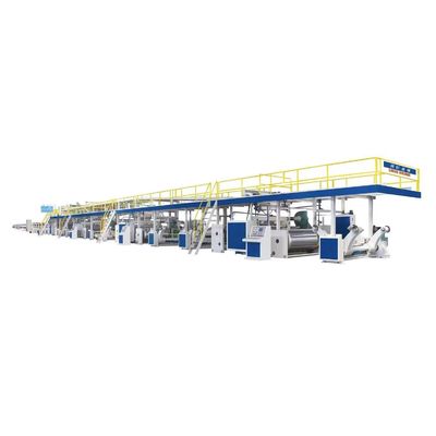 Linha de produção de cartão corrugado e máquina de fabricação de cartão corrugado