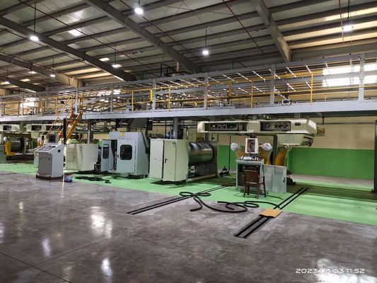 3 5 7 camada corrugada cartão caixa de cartão máquina de fabricação linha de produção