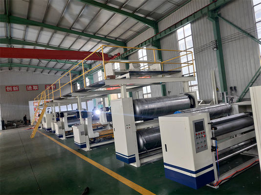 Linha de produção automática de cartão ondulado para máquina de formação de papel