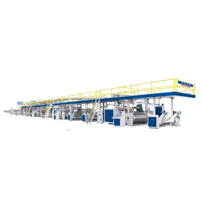 Máquina de moldagem de papel para produção de cartão ondulado totalmente automática