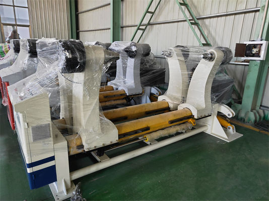 Máquina de moldagem de papel para produção de cartão ondulado totalmente automática