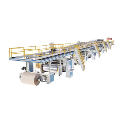 4500 KG Máquina de produção de cartão corrugado 3/5/7 de alta velocidade totalmente automática